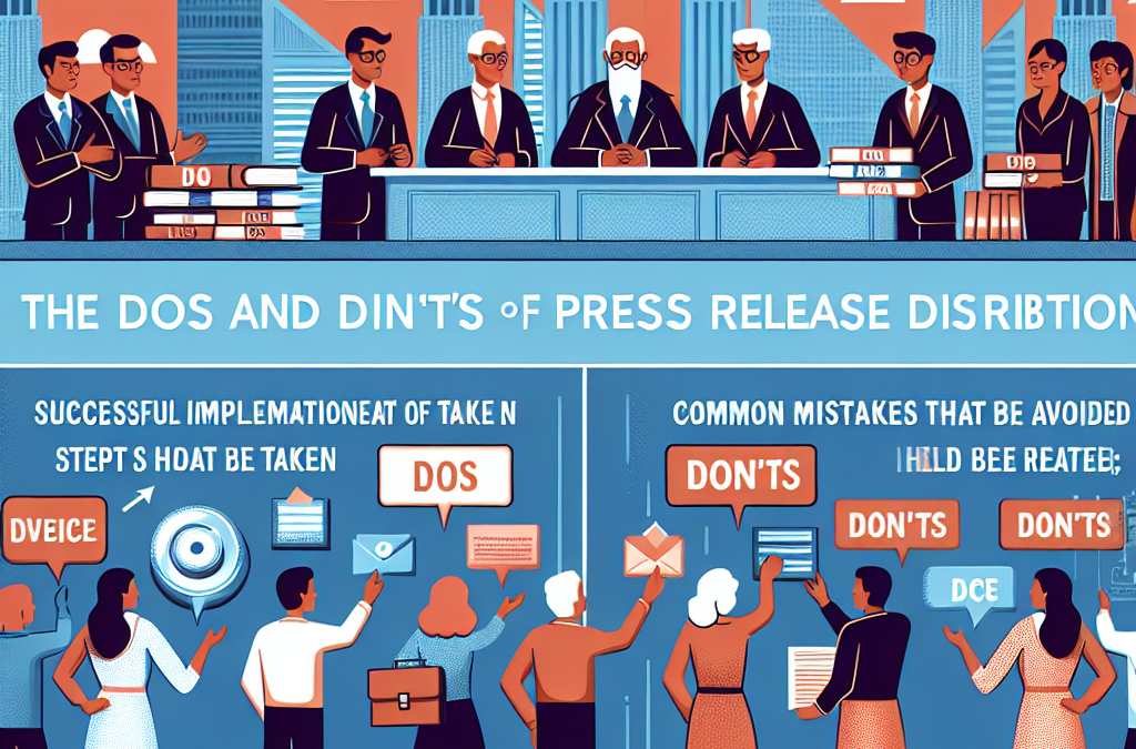 The Dos and Don’ts of Press Release Distribution: Expert Advice