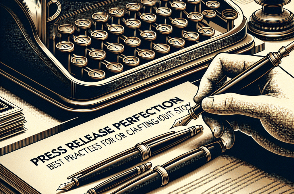 Press Release Perfection: Best Practices for Crafting a Standout Story