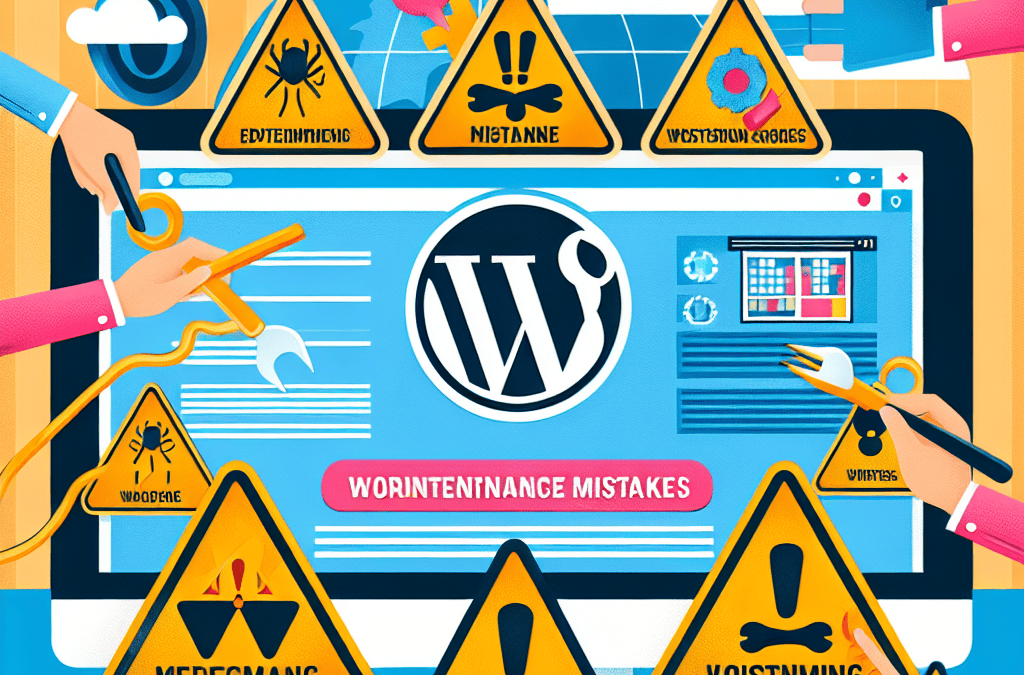 5 Common WordPress Maintenance Mistakes to Avoid