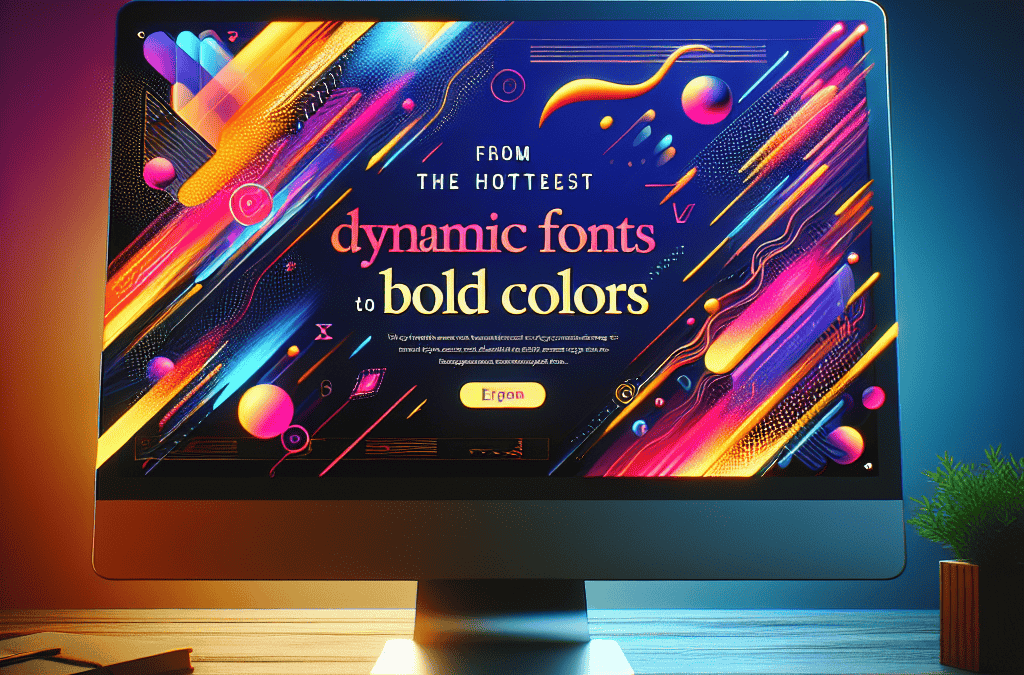 From Dynamic Fonts to Bold Colors: The Hottest Web Design Trends of 2021