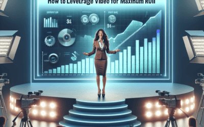 Lights, Camera, Action! How to Leverage Video for Maximum ROI