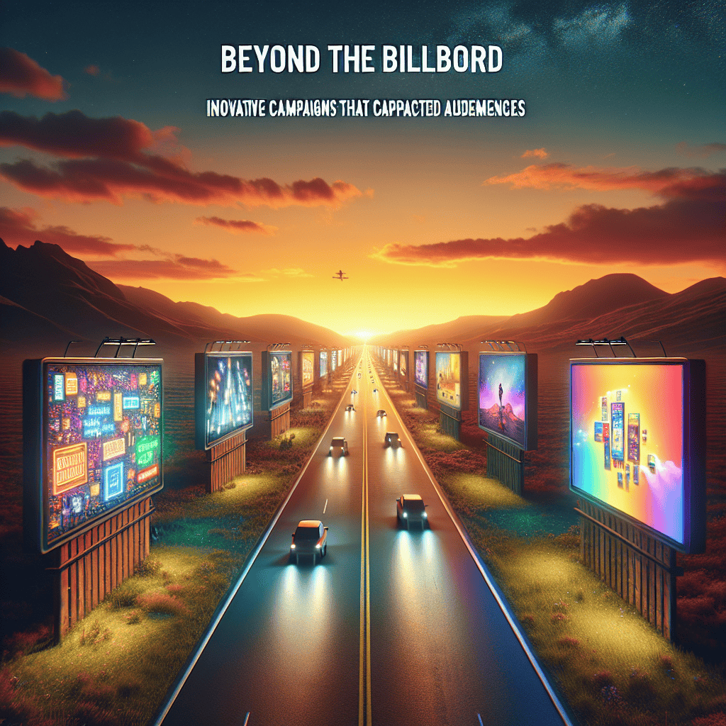Beyond the Billboard: Innovative Campaigns That Captivated Audiences