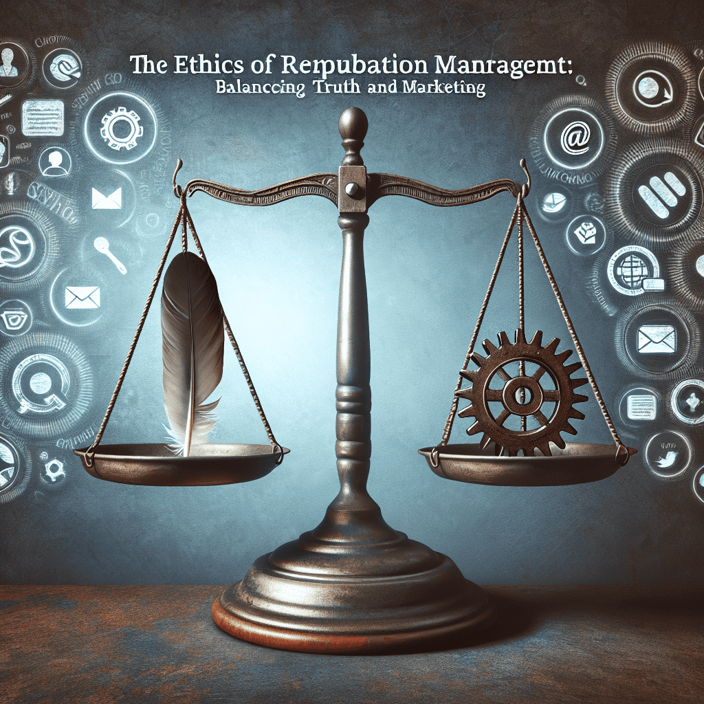 The Ethics of Reputation Management: Balancing Truth and Marketing