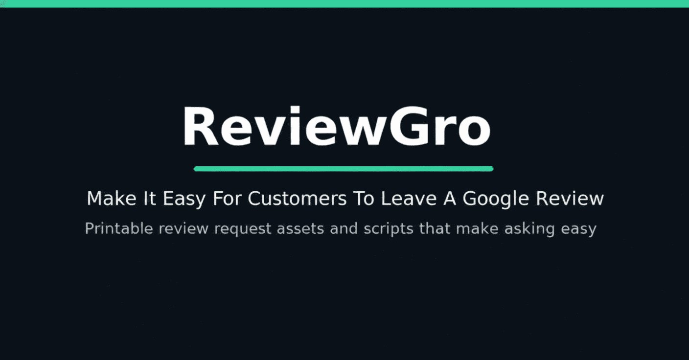ReviewGro – Review Generation System